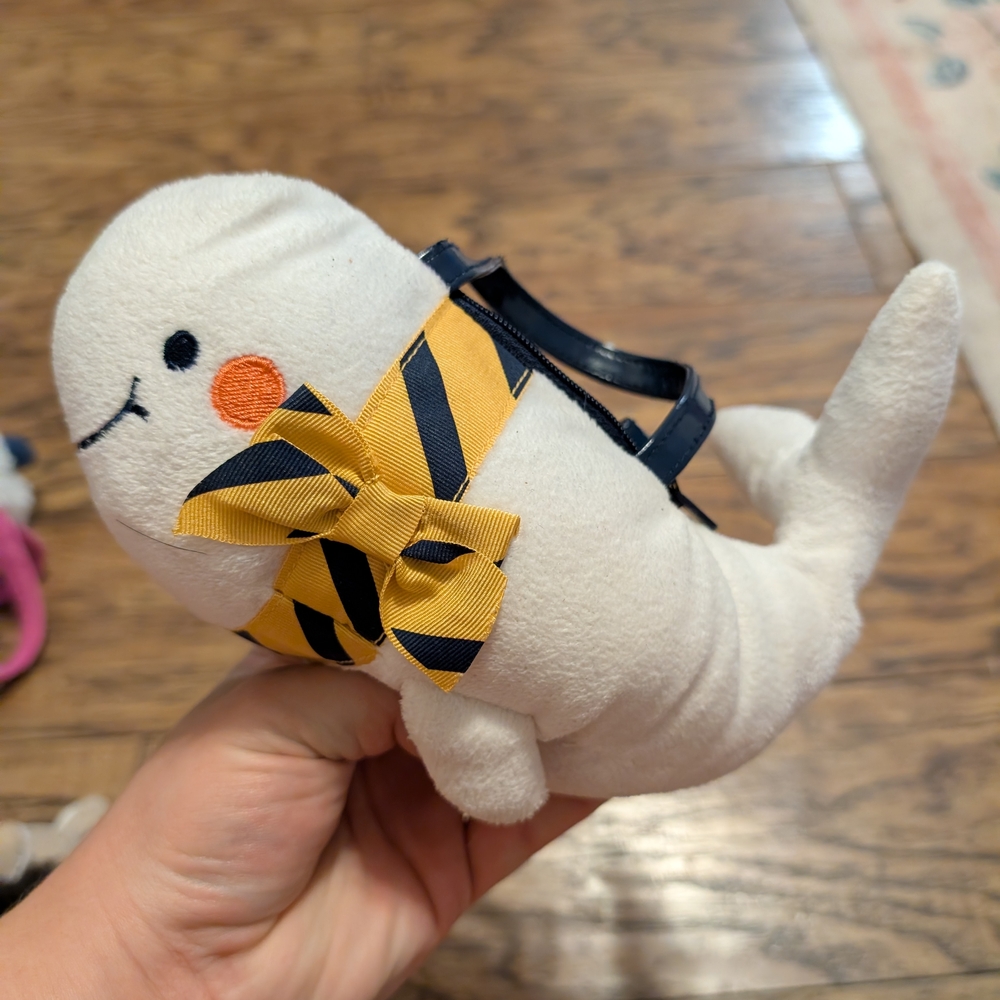 💥3/$24 Gymboree Cape Cod‎ Cutie Whale Plush Purse